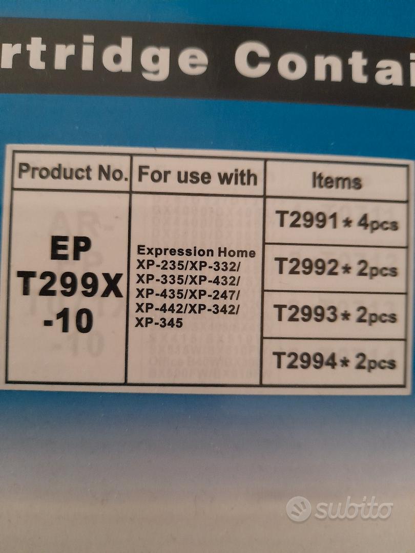 10 cartucce compatibili con stampante epson - Informatica In vendita a  Padova