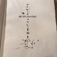 Pater Noster Salvador Dalì 1966 Rizzoli - Firmato