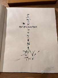 Pater Noster Salvador Dalì 1966 Rizzoli - Firmato
