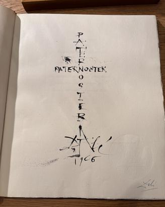Pater Noster Salvador Dalì 1966 Rizzoli - Firmato