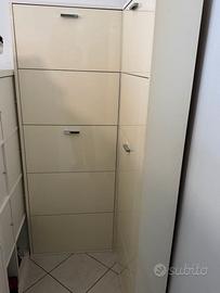 Scarpiera con 5 ante