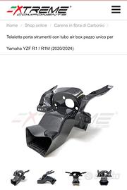 Telaietto frontale in carbonio x YAMAHA R1  >2020