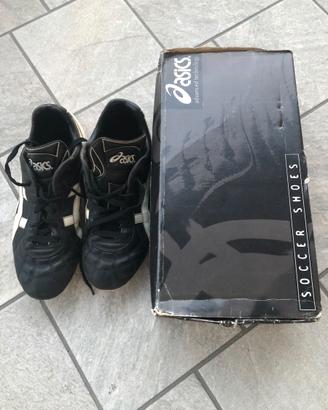 Scarpe nere da calcio Asics taglia 38