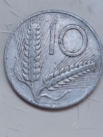 moneta 10 lire del 1953
