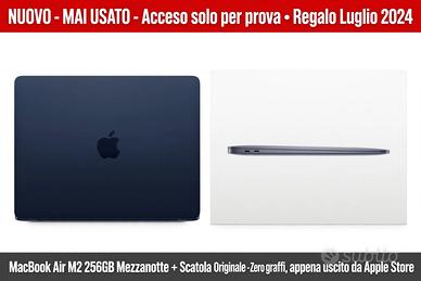 MackBook air 256 gb mezzanotte  nuovomai usato