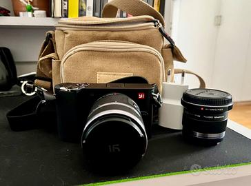 YI M1  Mirrorless 4k 20mpx + Olympus 45 mm 1:1.8