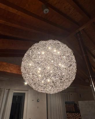 Lampadario Catellani e smith fil de fer 100cm