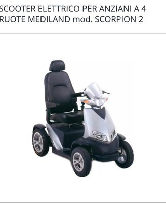 Scooter elettrico per anziani a 4 ruote