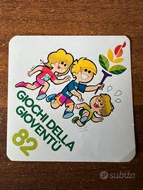 Adesivo Giochi della Gioventù anno 1982