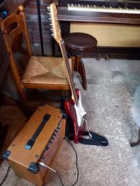 chitarra Eco più amplificatore 