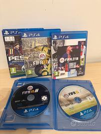 Lotto di giochi ps4 da calcio