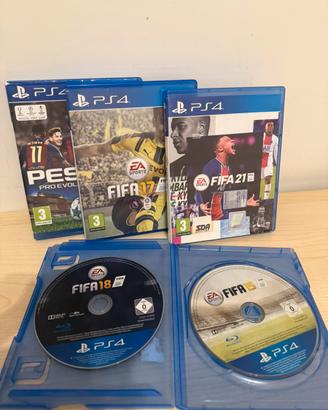 Lotto di giochi ps4 da calcio