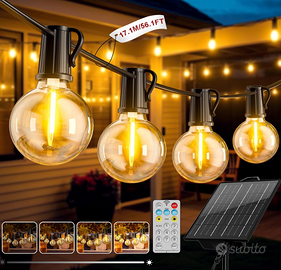 FIFlying Catena Luminosa Esterno Solare 17M Luci S