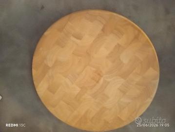 piatto girevole legno