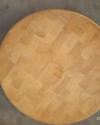 piatto girevole legno
