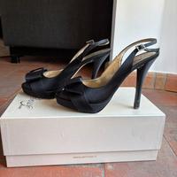 Scarpe da cerimonia in raso nere