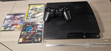 PlayStation 3 (PS3) + 1 Controller + 3 Giochi