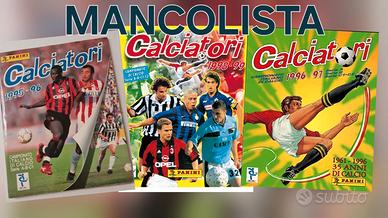 Mancolista Calciatori Panini da recupero