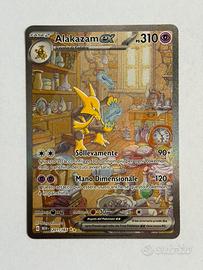 Carta Pokemon 151 Alakazam ex 201 alternative art