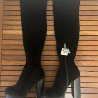 Stivali Tata alti con tacco