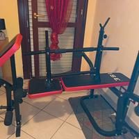panca palestra +sbarra trazioni