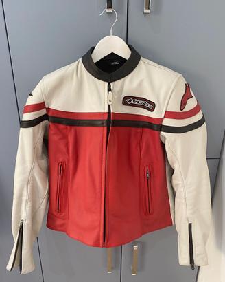 Giacca in vera pelle da motociclista