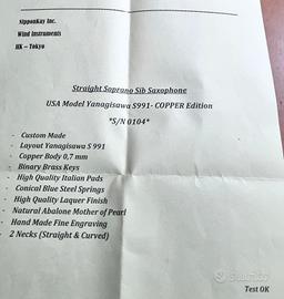 strumento:  sax soprano 