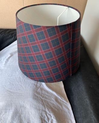Paralume colore blu/rosso