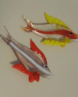 Pesciolini in vetro di murano