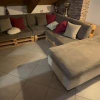 Divano salotto angolo da esterno o interno