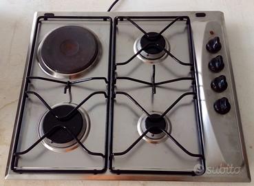 Piano cottura Whirpool 3  gas + 1 piastra elettric