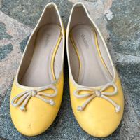 Scarpe ballerine gialle