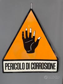 Cartello vintage 1960
