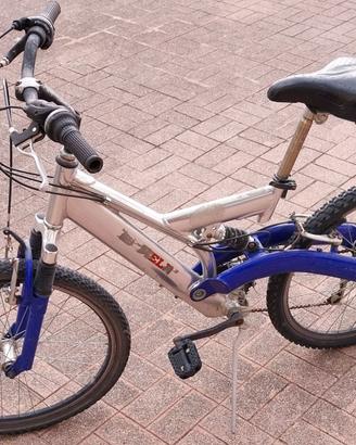 mtb bicicletta 24 pollici gommata freni ok