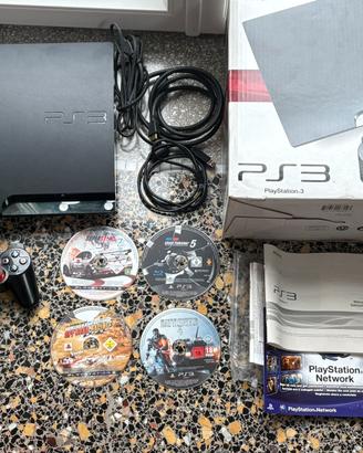 PlayStation 3 slim 120gb + 4 giochi