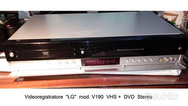 Videoregistratore  VHS + DVD