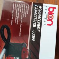 bidone aspiratore ceneri e tubi fumi