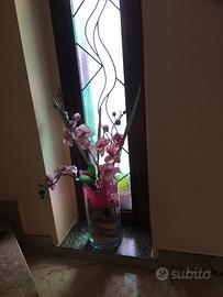 DECORAZIONE FLOREALE ORCHIDEA IN VASO