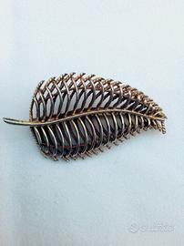 Spilla a foglia anni '40 CORO