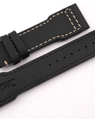 Cinturino IWC PILOT'S Vera Pelle Nero 22mm