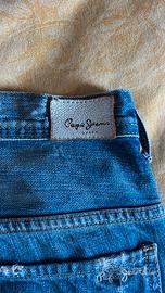 Jeans Pepe Jeans London Denim Chiaro Tg. 14 Anni
