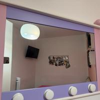 specchio rosa e lilla