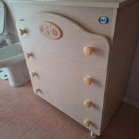 Fasciatoio Pali con 4 ampi cassetti