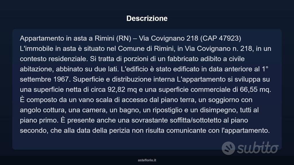 Appartamento – Rimini, Grotta Rossa - Vista 4