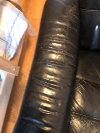 poltrona in vera pelle