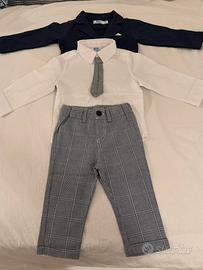 SET elegante Melby tg 6 mesi - 100% cotone