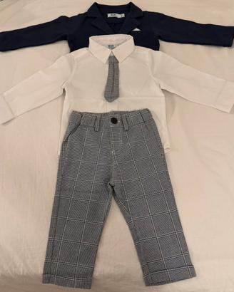 SET elegante Melby tg 6 mesi - 100% cotone