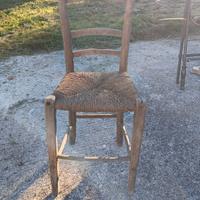 sedia antica x vetrine 