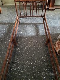 letto singolo bambù 