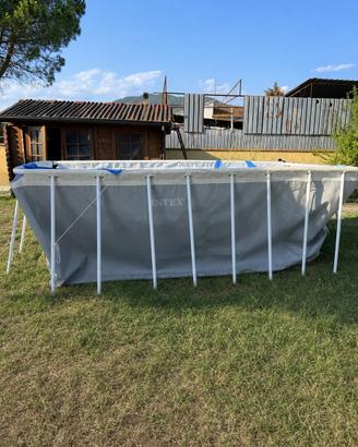 Piscina Intex Prism Frame e Scaletta 4x2x1,22M